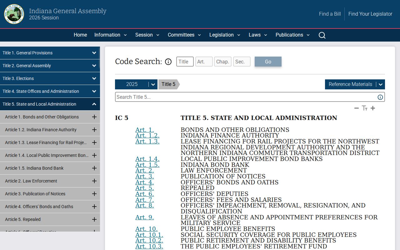 Indiana law for Montgomery County court docket access