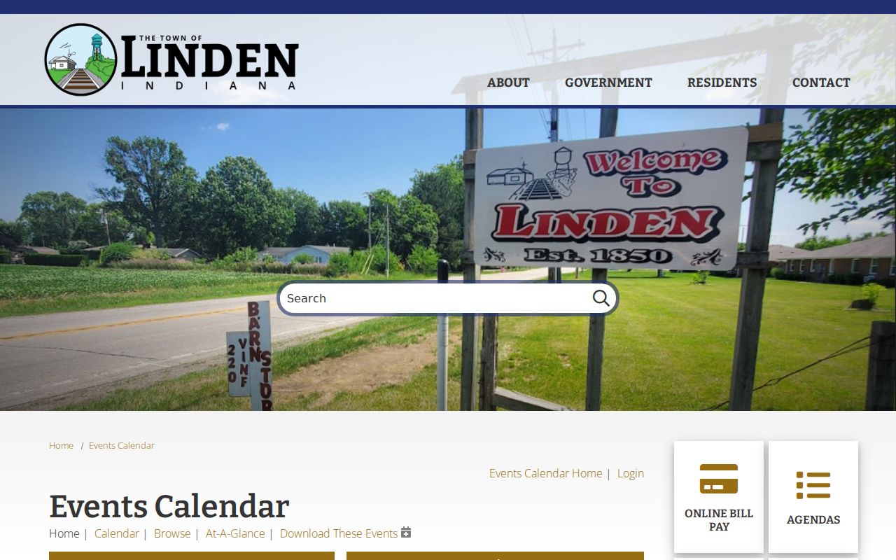 Linden municipal calendar compared with court hearing dates
